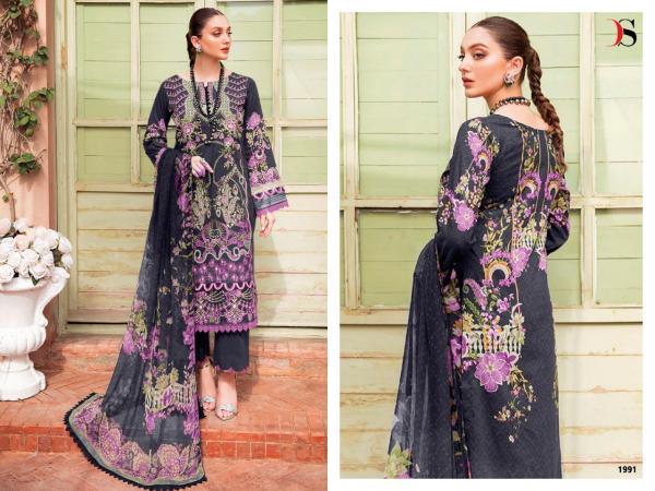 Deepsy Cheveron Lawn 4 Cotton Designer Pakistani Suit Collection